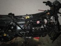 Motorrad-Rumpf, mit Hinterrad, Zündkerzen, K&N-Luftfilter, ohne Kühler