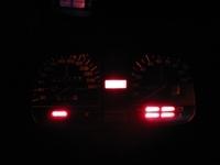 Tacho mit orangenen LEDs